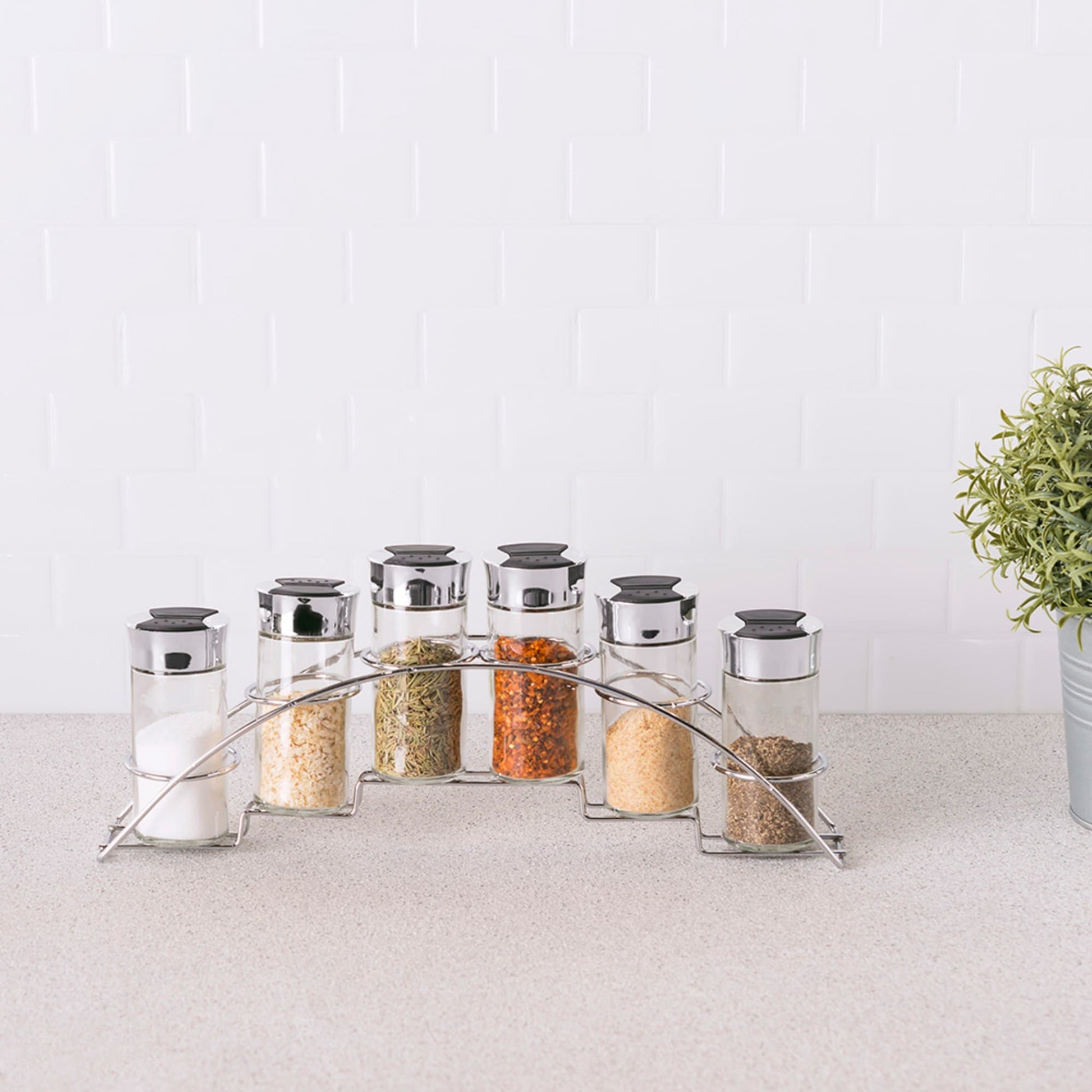 The Ultimate Spice Rack  60 Glass Jars – HausLogic