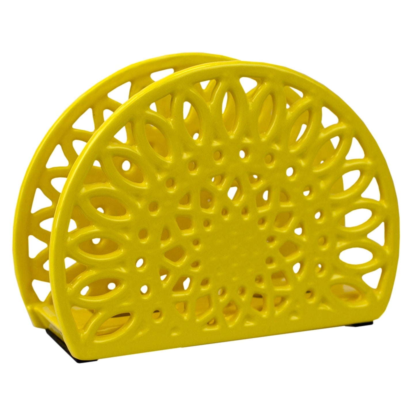Sunflower Cast Iron Napkin Holder, Yellow
