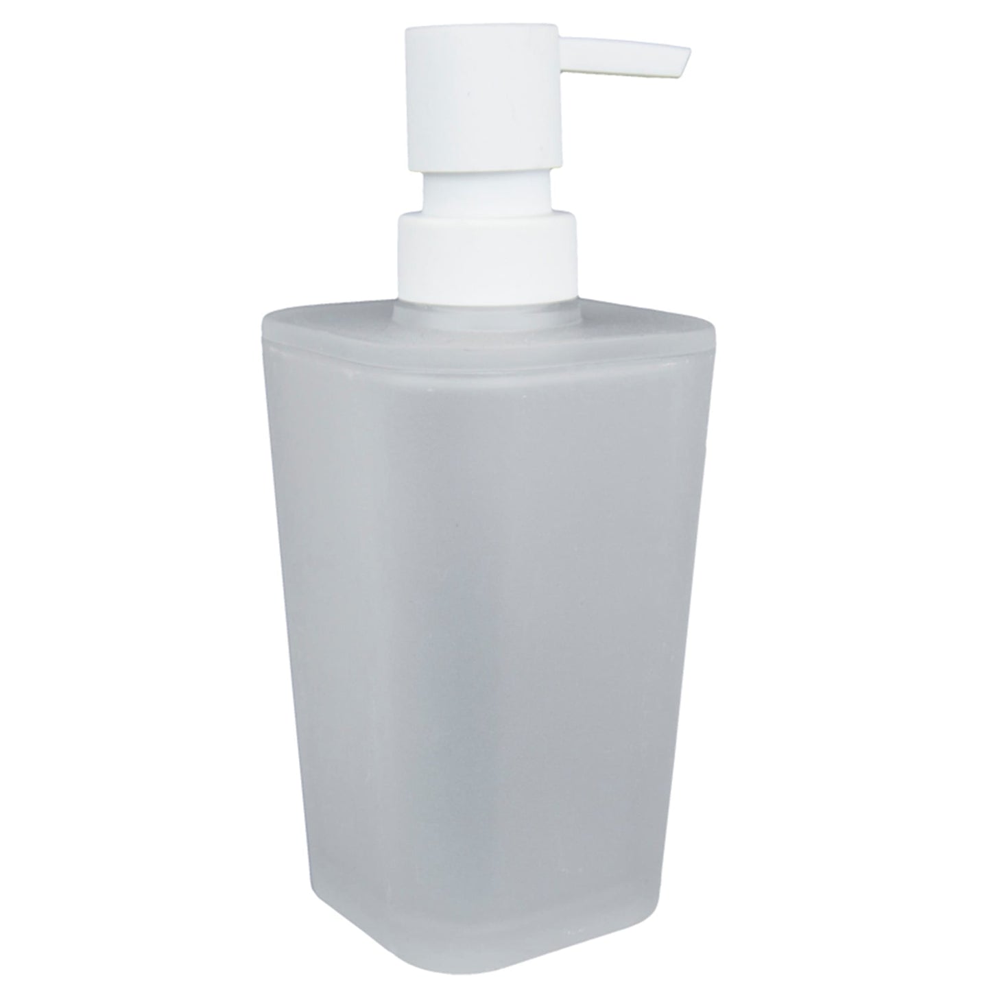 Frosted Rubberized Plastic  10 oz. Hand Soap Dispenser with Plastic Pump