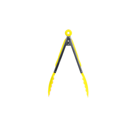 Home Basics 9" Salad Tongs - Yellow