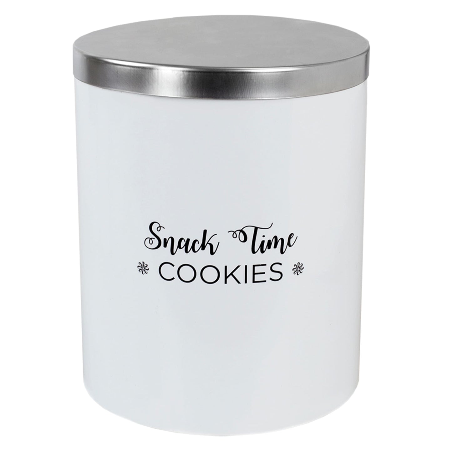 Cuisine Collection Large  Canister with Brushed Stainless Steel Top