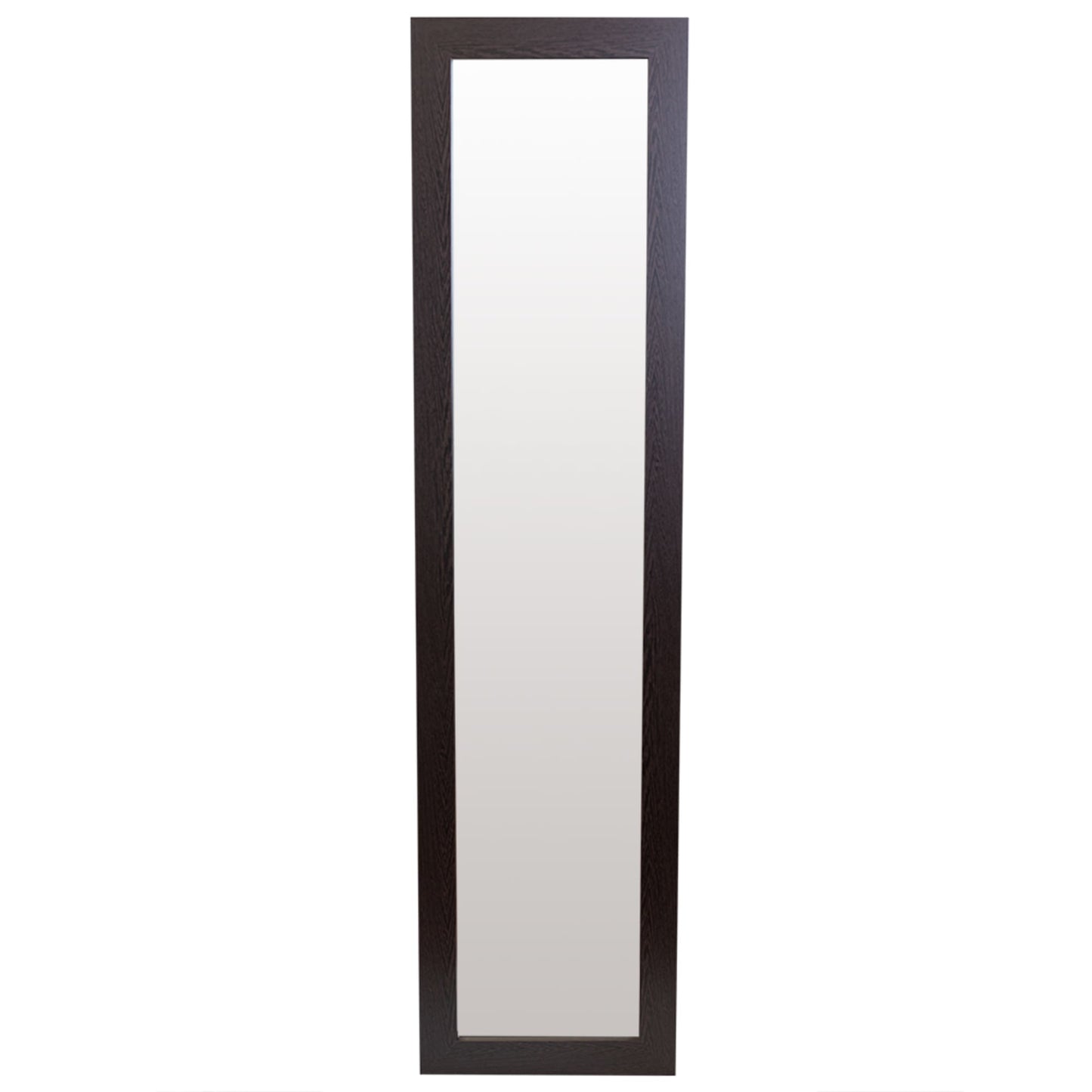 Full Length Floor Mirror With Easel Back, Mahogany