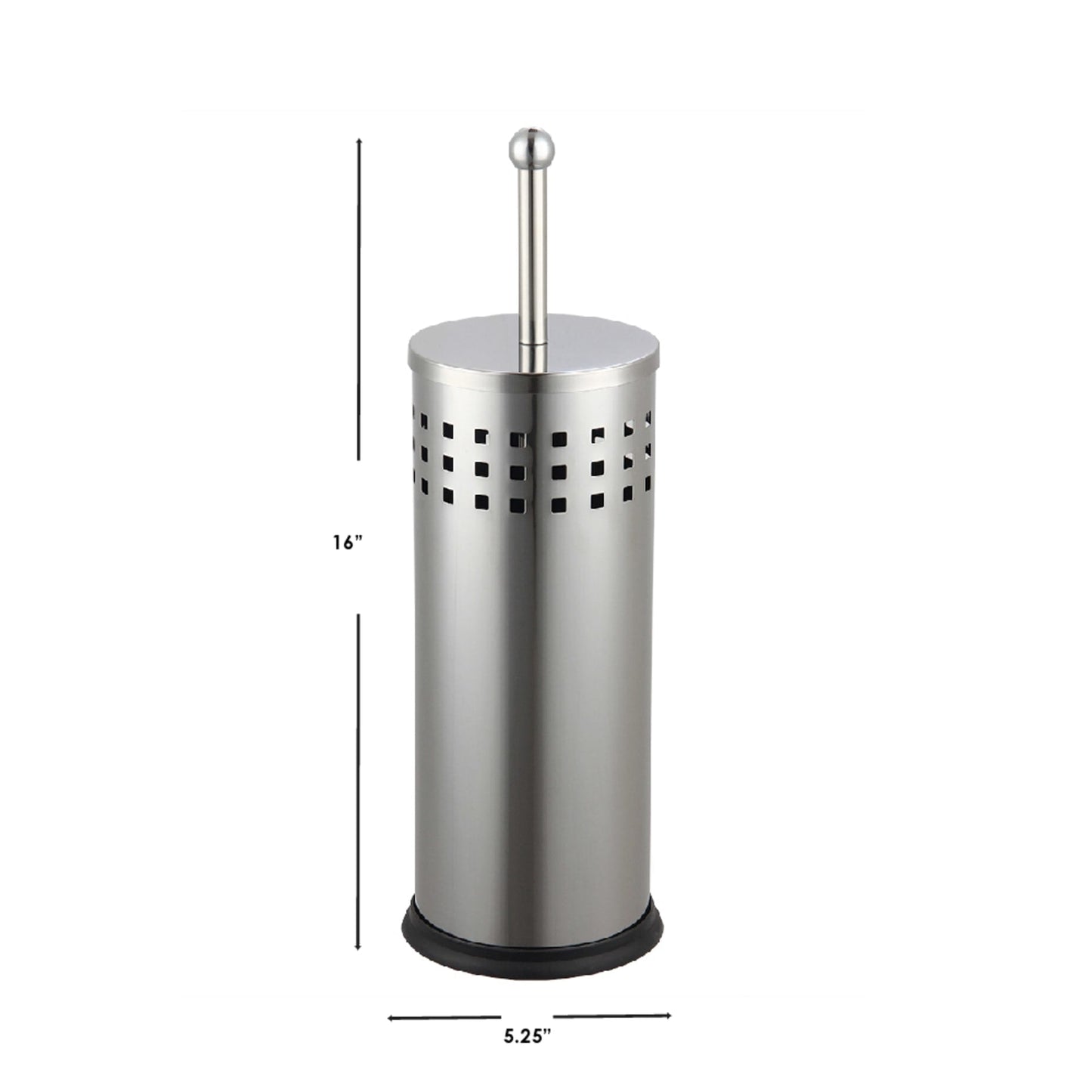 Brushed Stainless Steel Toilet Plunger