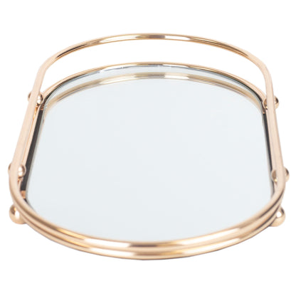 Luxury Mirror Vanity Tray, Gold
