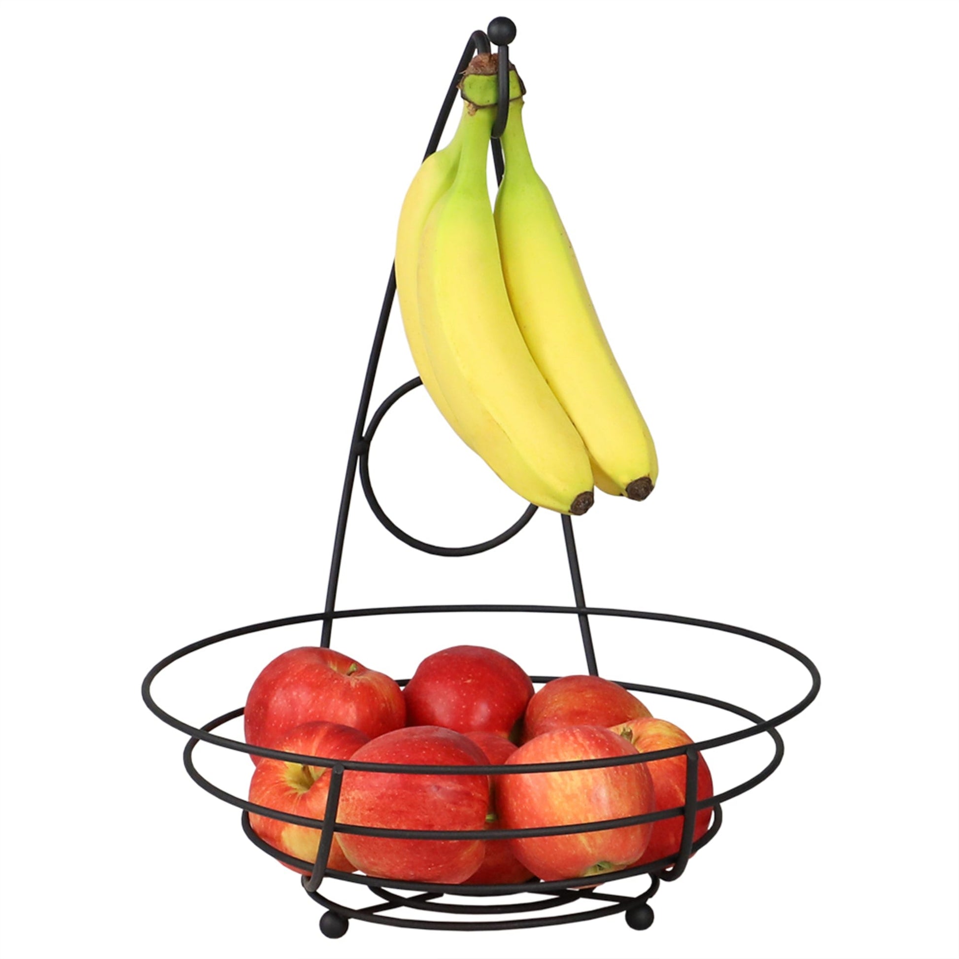 Boat Wire Fruit Basket Black - Mocome Decor