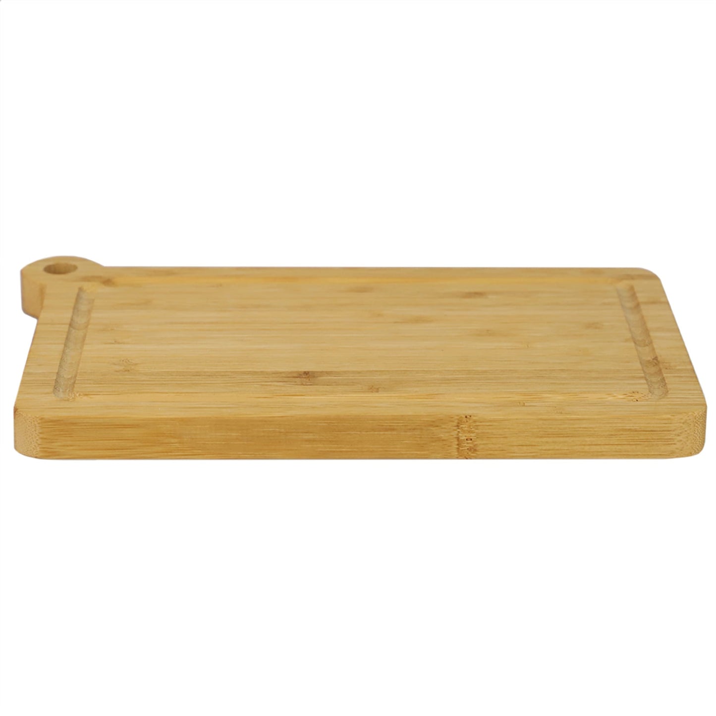 Michael Graves Design Bamboo Cutting Board with Handle, (8" x 12")