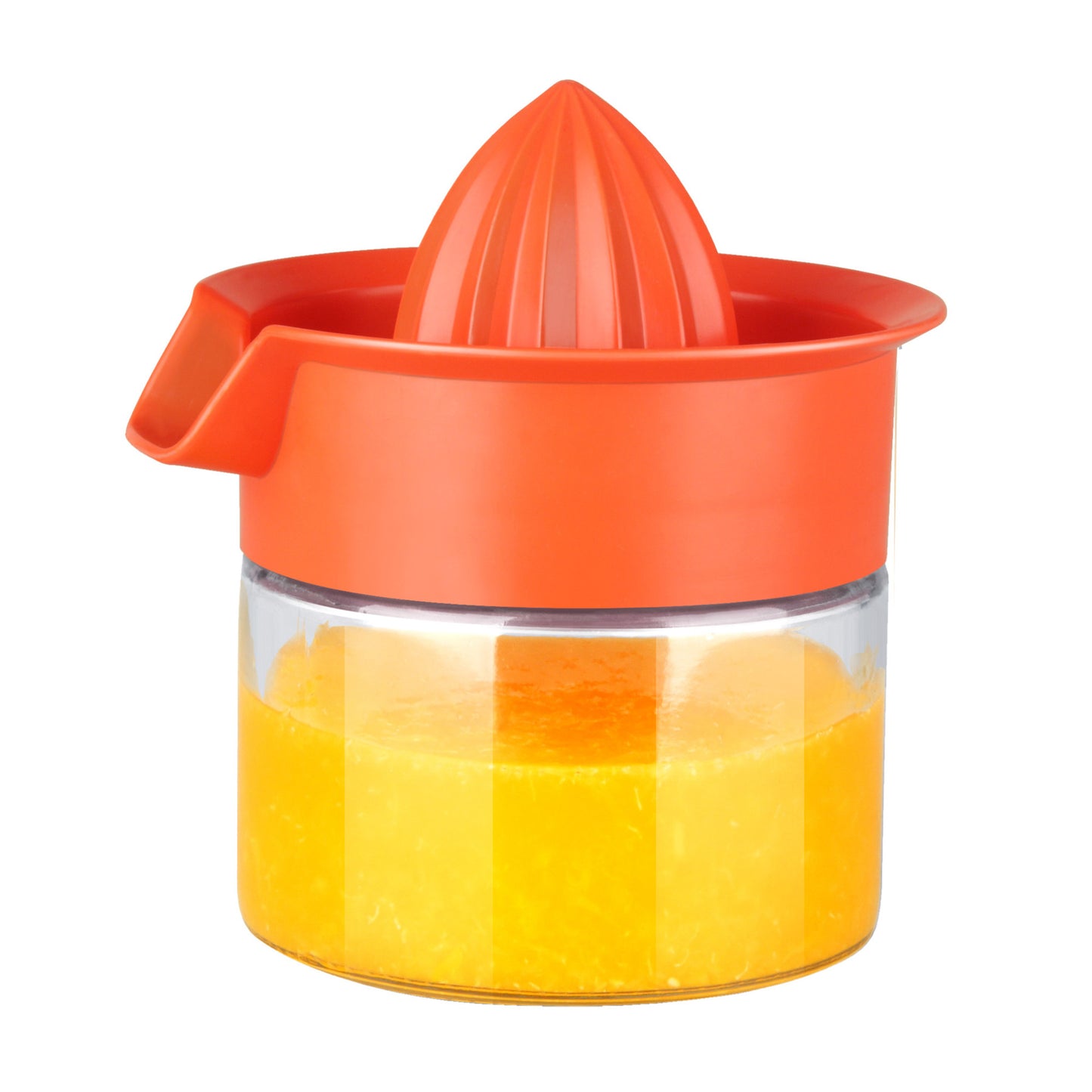 Home Basics Glass Juicer - Orange