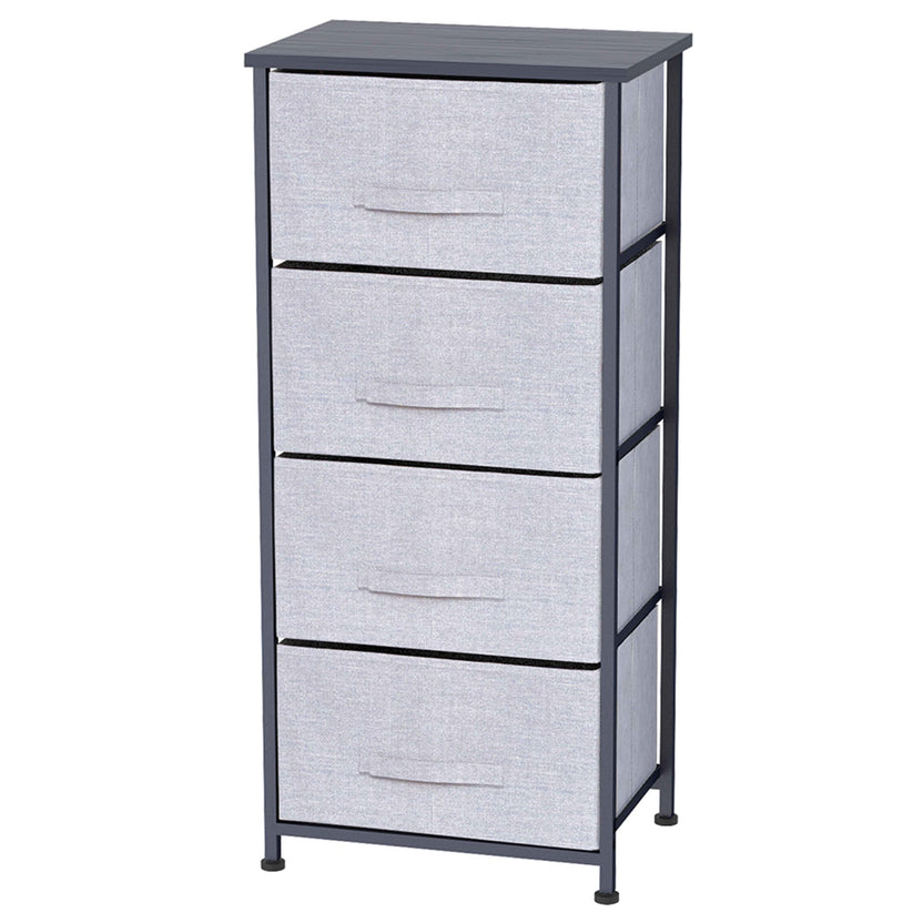 4 Drawer Storage Organizer, Grey | FURNITURE | SHOP HOME BASICS – Home ...