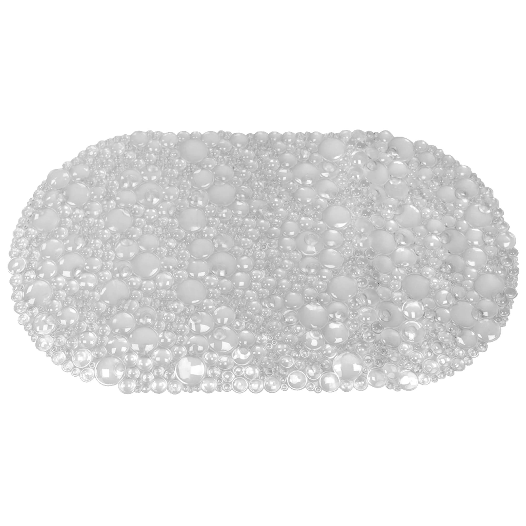 Oval Bubble Tub Mat, Clear