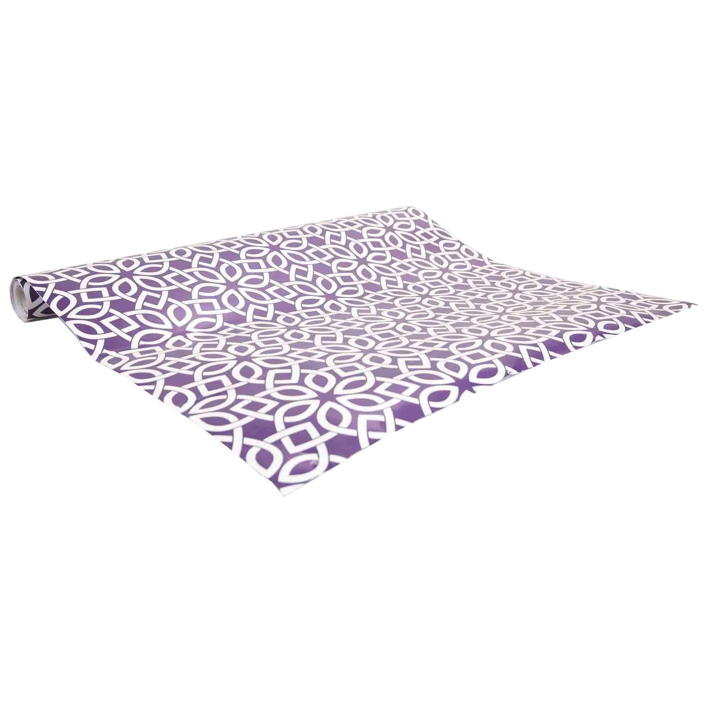 Adhesive BLossom Shelf Liner, (Pack of 2), Purple