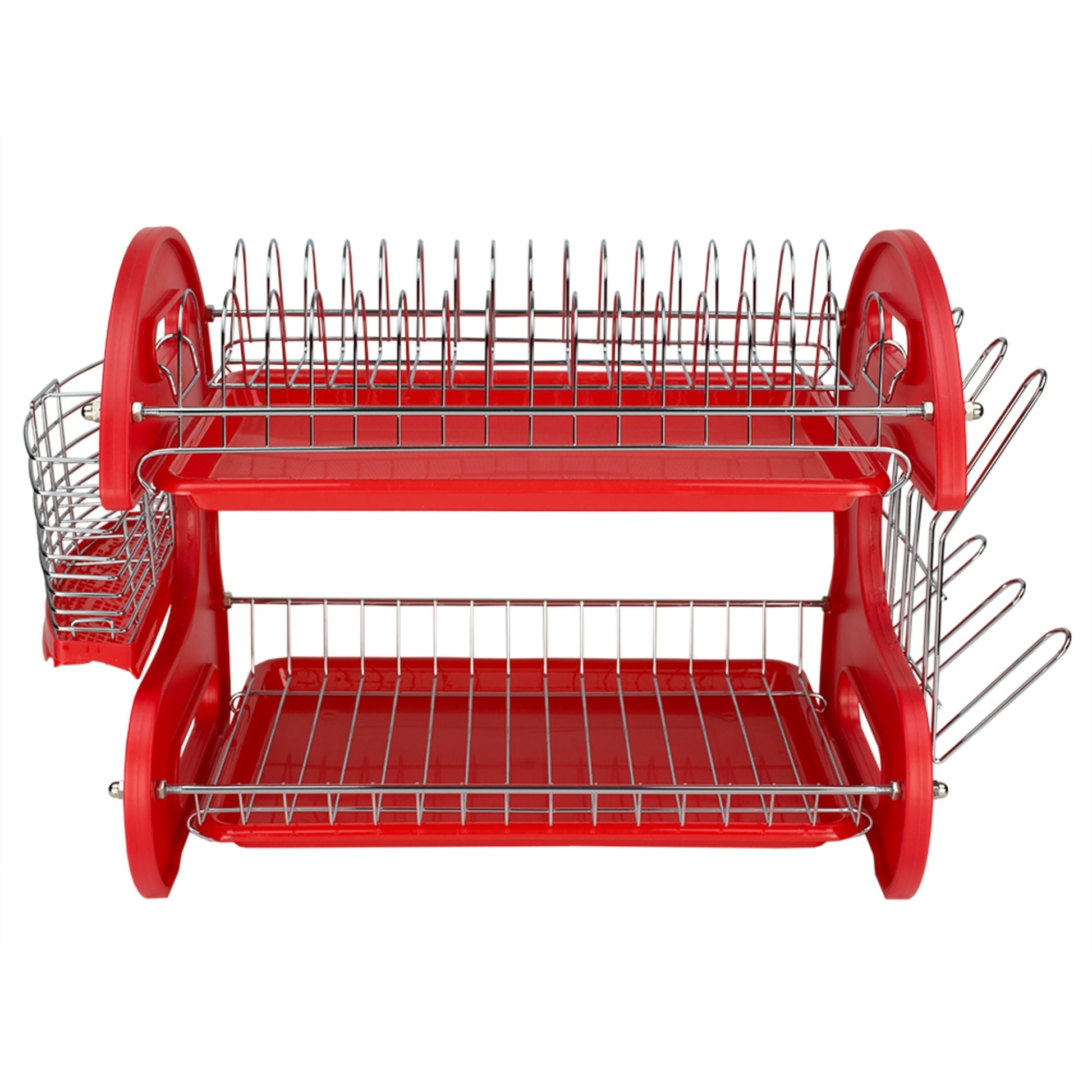 Buy Wholesale China Wholesale Upgraded New Auto Drain System Anti-rust  Robust 2-layer Structure Layer Dish Drainer Holder Kitchen Dish Drying Rack  & Dish Racks at USD 13