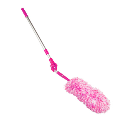 Home Basics Ace Collection Expandable Duster, Pink - Pink