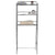 3 Tier  Steel Space Saver Over the Toilet Bathroom Shelf with Open Shelving, Chrome