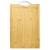 10" x 15" Bamboo Cutting Board with Juice Groove and Stainless Steel Handle