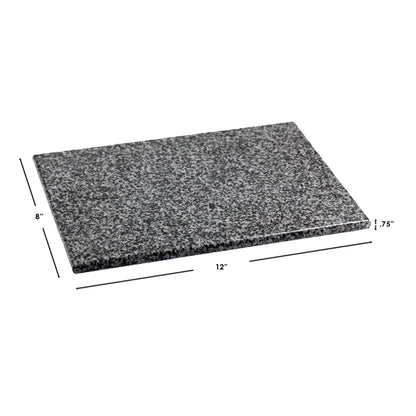 8" x 12" Granite Cutting Board, Black