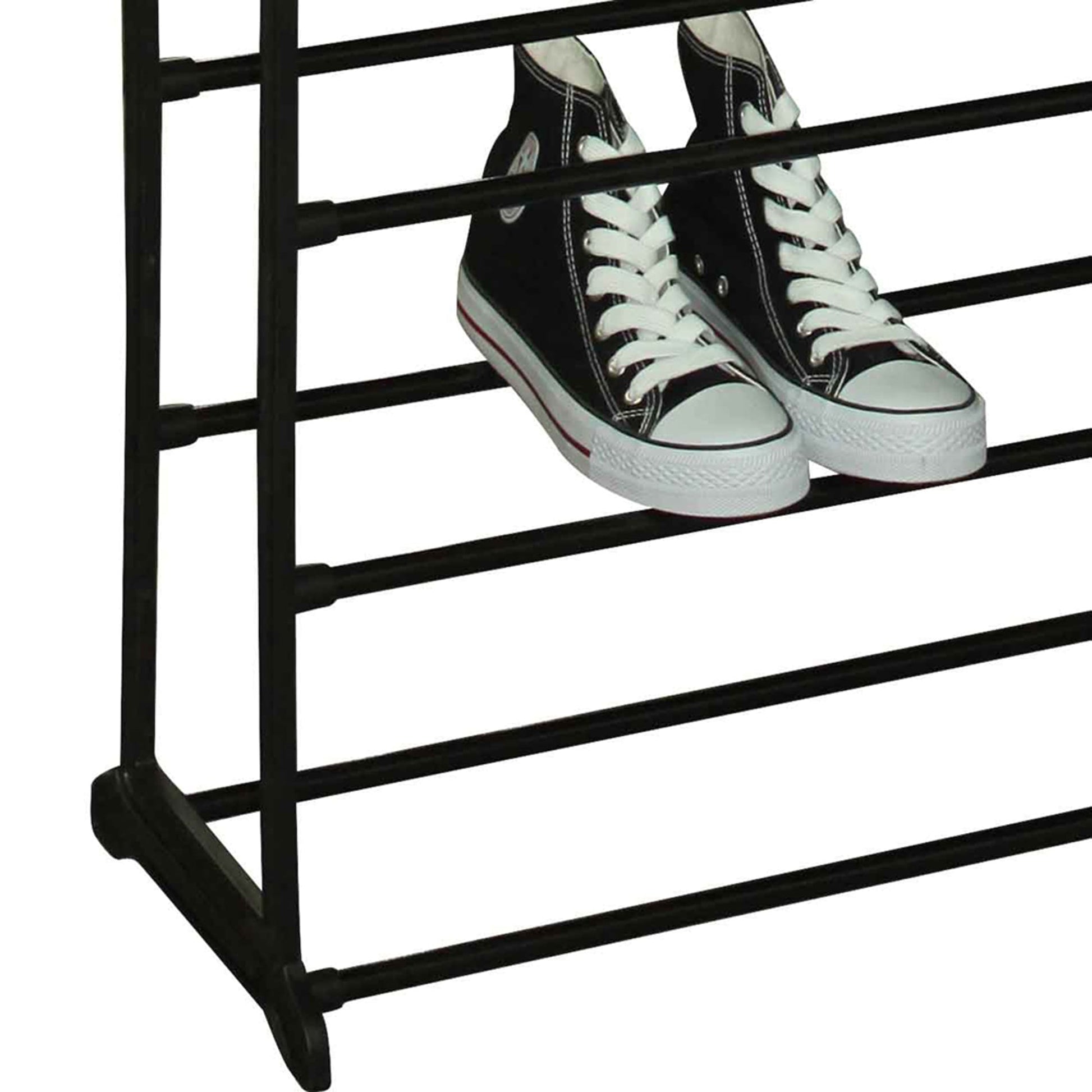 UWR-Nite 10 Tiers Shoe Rack Organizer 50 Pairs,Adjustable Shoes Shelf Tower  Metal Tall for Closet,DIY Assembly 