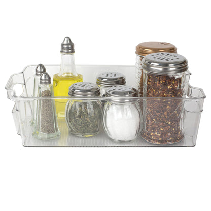 Multi-Purpose Plastic Fridge Bin, Clear