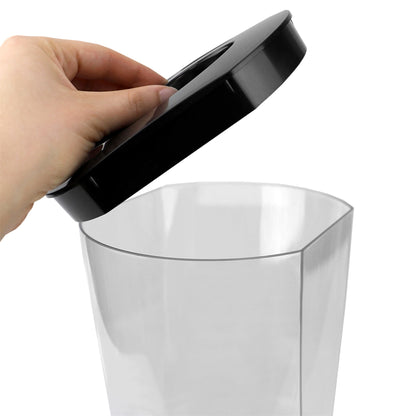 7.5 Oz. Capacity Plastic Single Canister Cereal Dispenser, Black