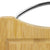 8" x 12"  Bamboo Cutting Board with Juice Groove and Stainless Steel Handle
