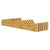 Contemporary Wave Horizontal In Drawer Bamboo Knife Block, Natural