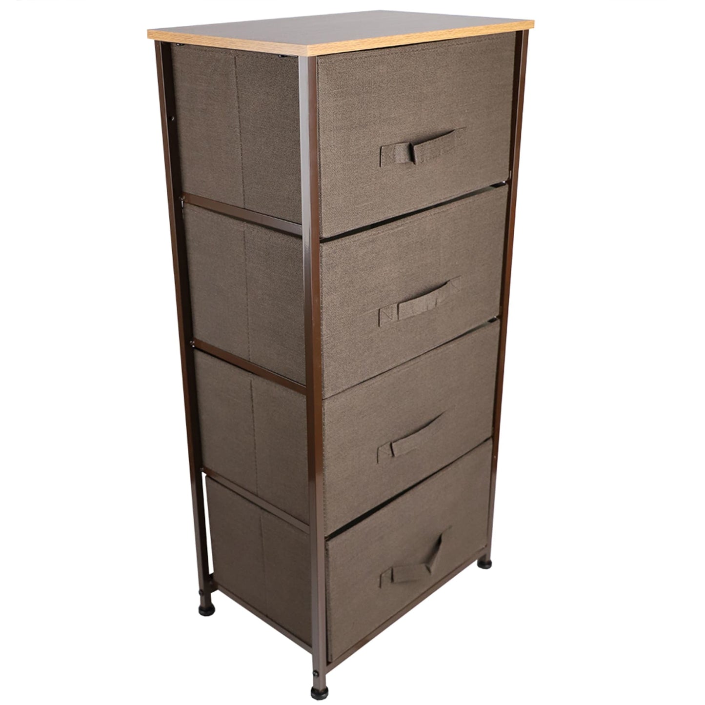 4 Drawer Storage Organizer, Brown