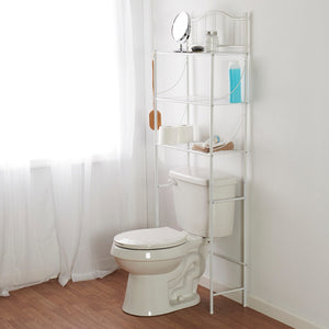 3 Shelf Bathroom Space Saver Over The Toilet Rack Bathroom Corner