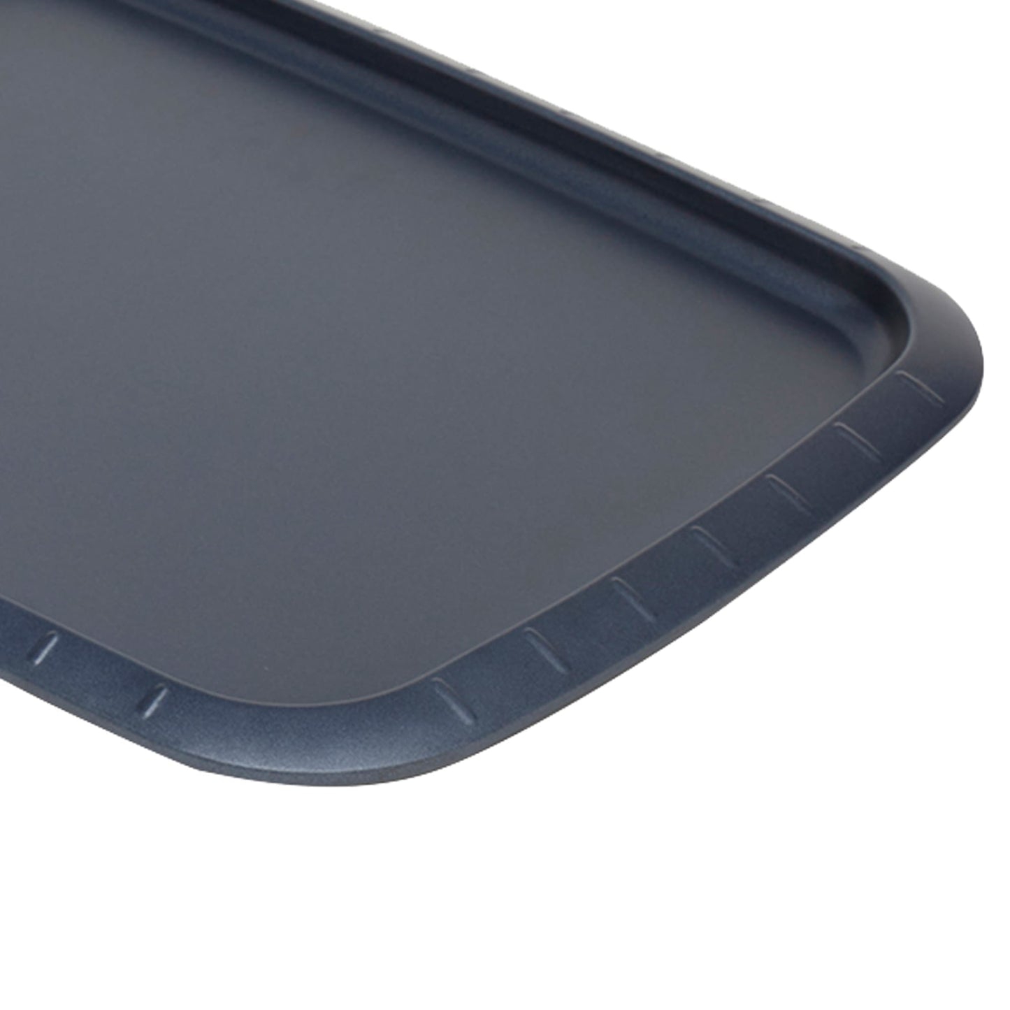 Michael Graves Design Textured Non-Stick 12” x 16” Carbon Steel Cookie Sheet, Indigo