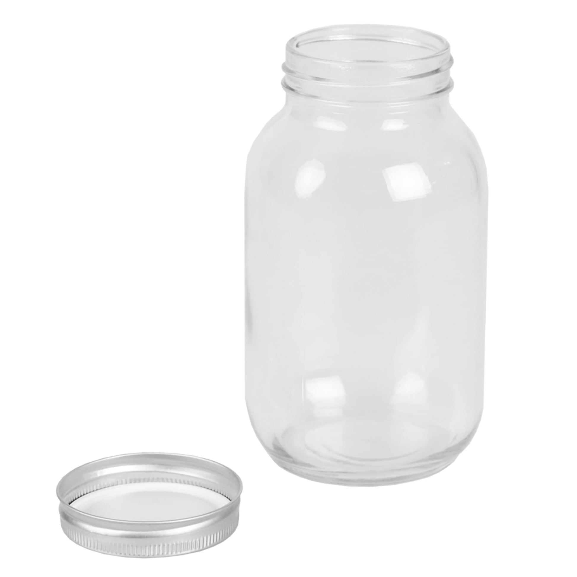 Transparent Mason Jar With Lid