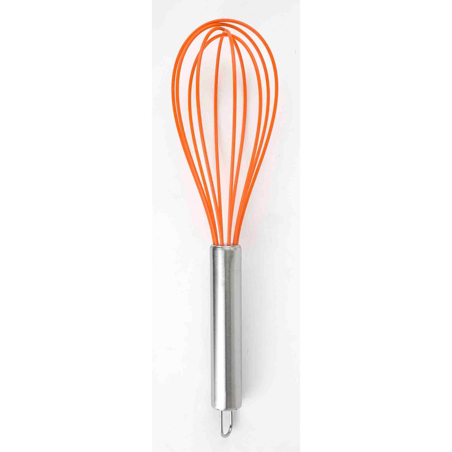 Home Basics Silicone Balloon Whisk with Stainless Steel Handle