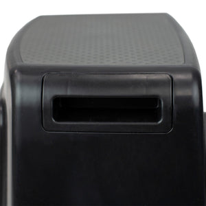 2 Step Plastic Stool with Slip-Resistant Rubber Top and Easy Grip Handles