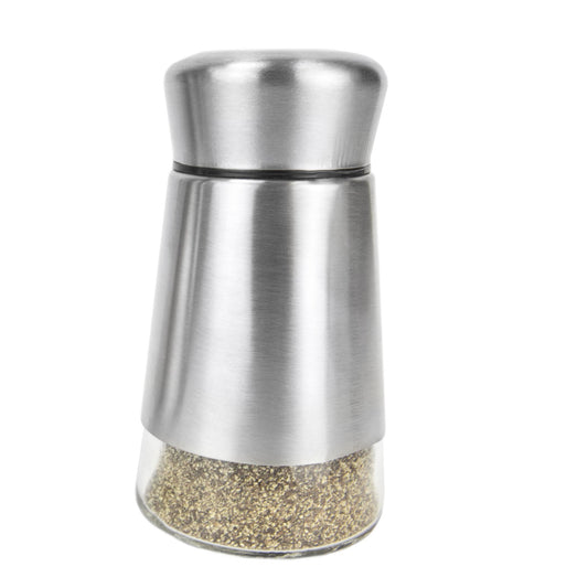 Home Basics Salt and Pepper Shakers, Silver - Multi-Color