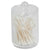 Round Plastic Cotton Swab and Ball Holder, Clear