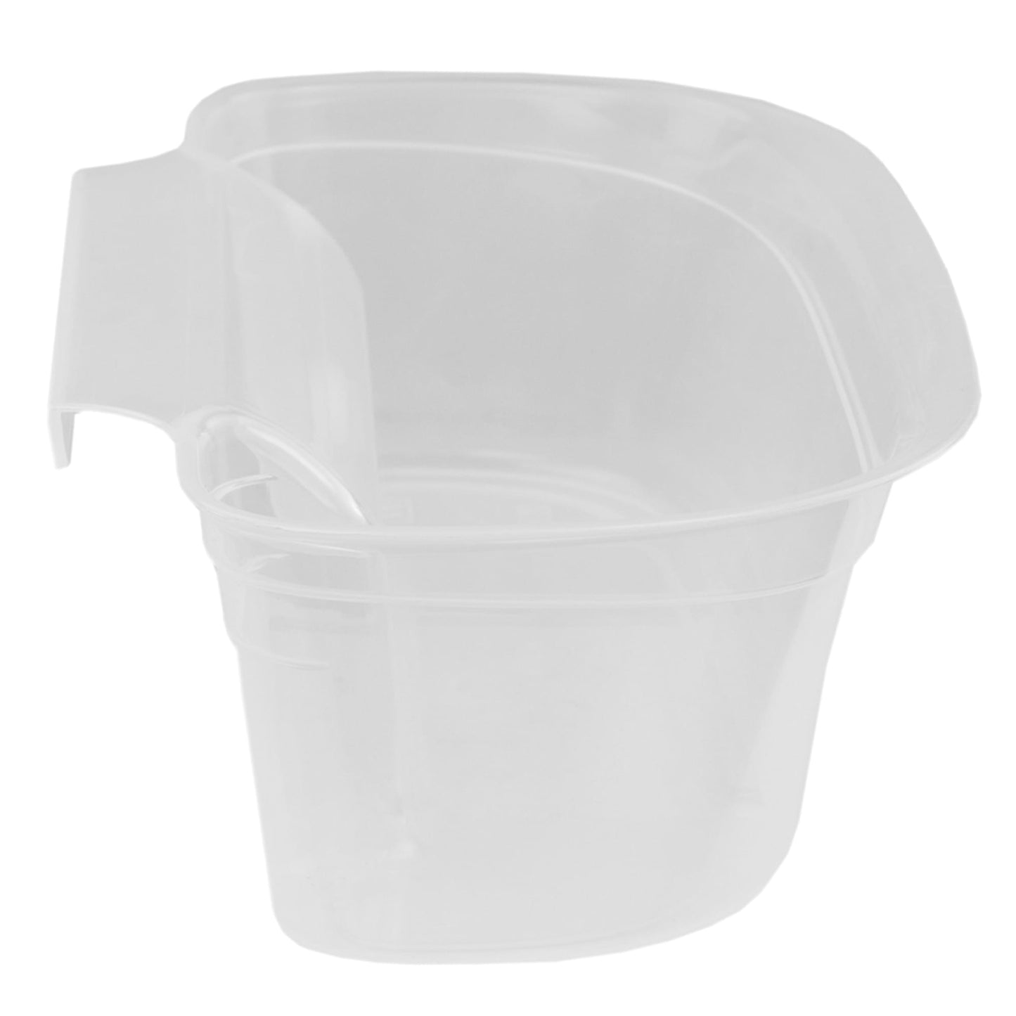 Over the Cabinet Waste Bin Hanging Storage Plastic Basket, Clear