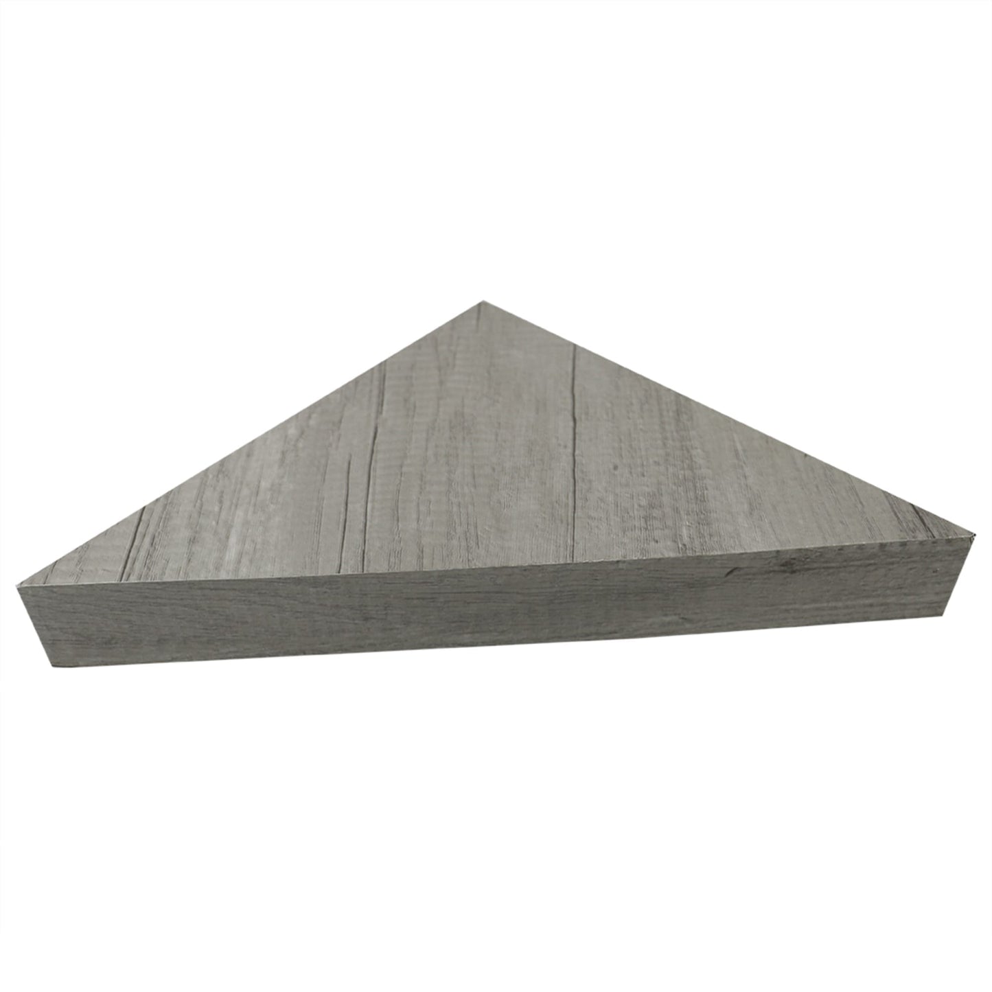 Wood Corner Floating Shelf, Grey