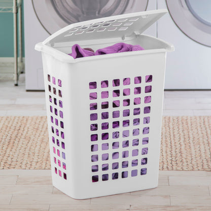 Sterilite Rectangular LiftTop Laundry Hamper
