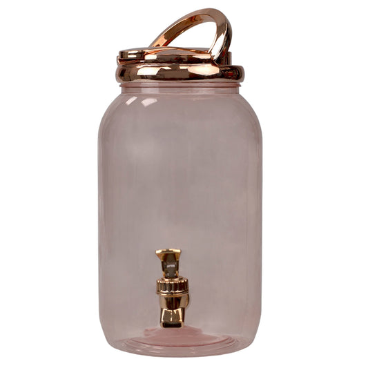 3.78 Lt Plastic Beverage Dispenser, Rose Gold