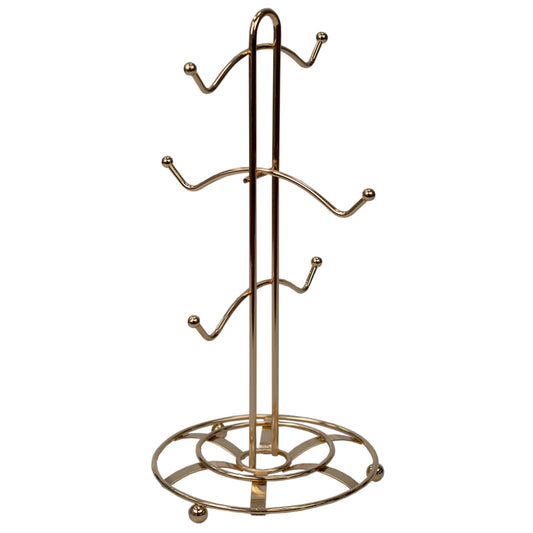 Lyon 6 Hook Mug Tree, Rose Gold