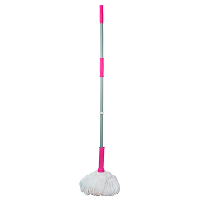 Home Basics Ace Collection Twist Mop, Pink - Pink