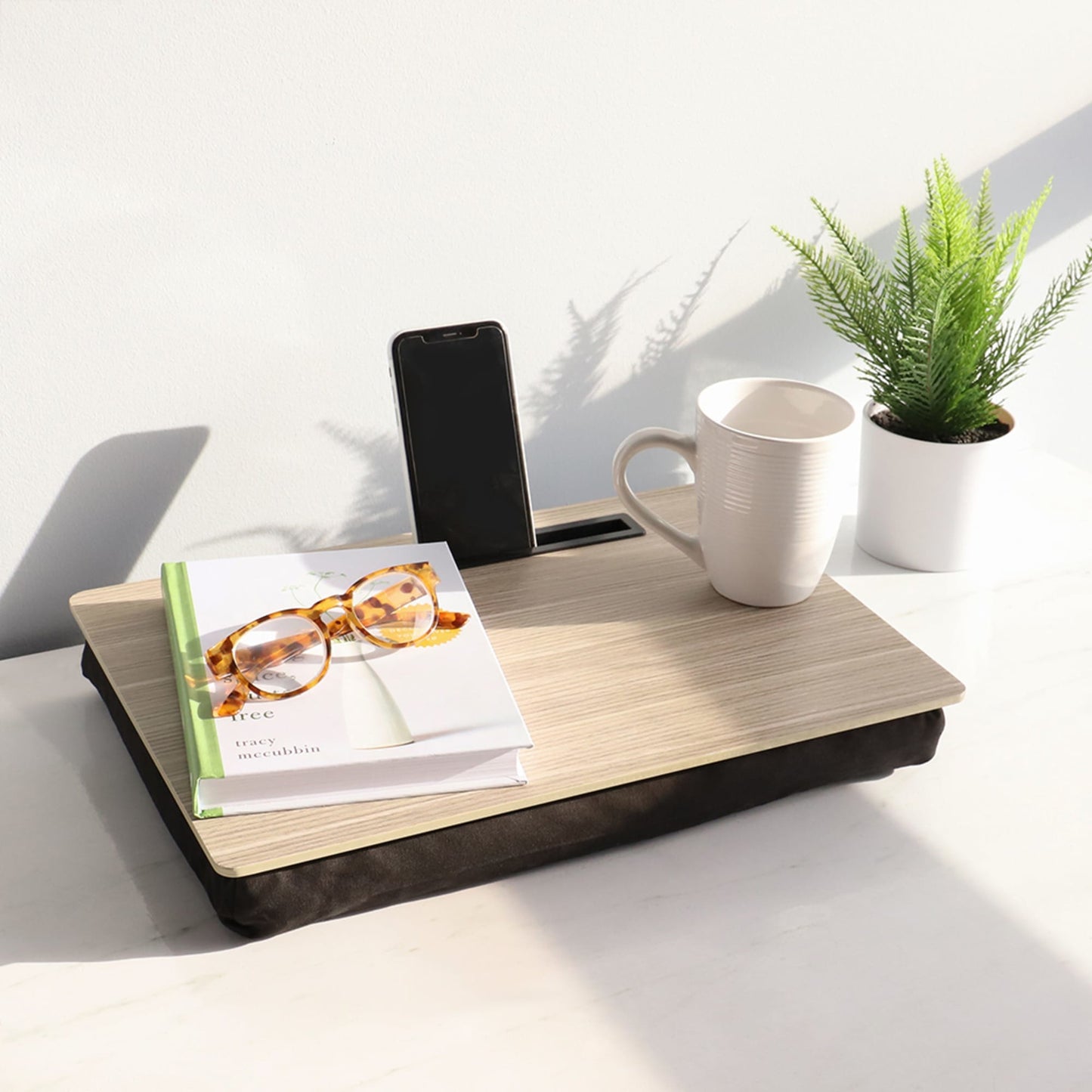 Lap Desk with Cushioned Back