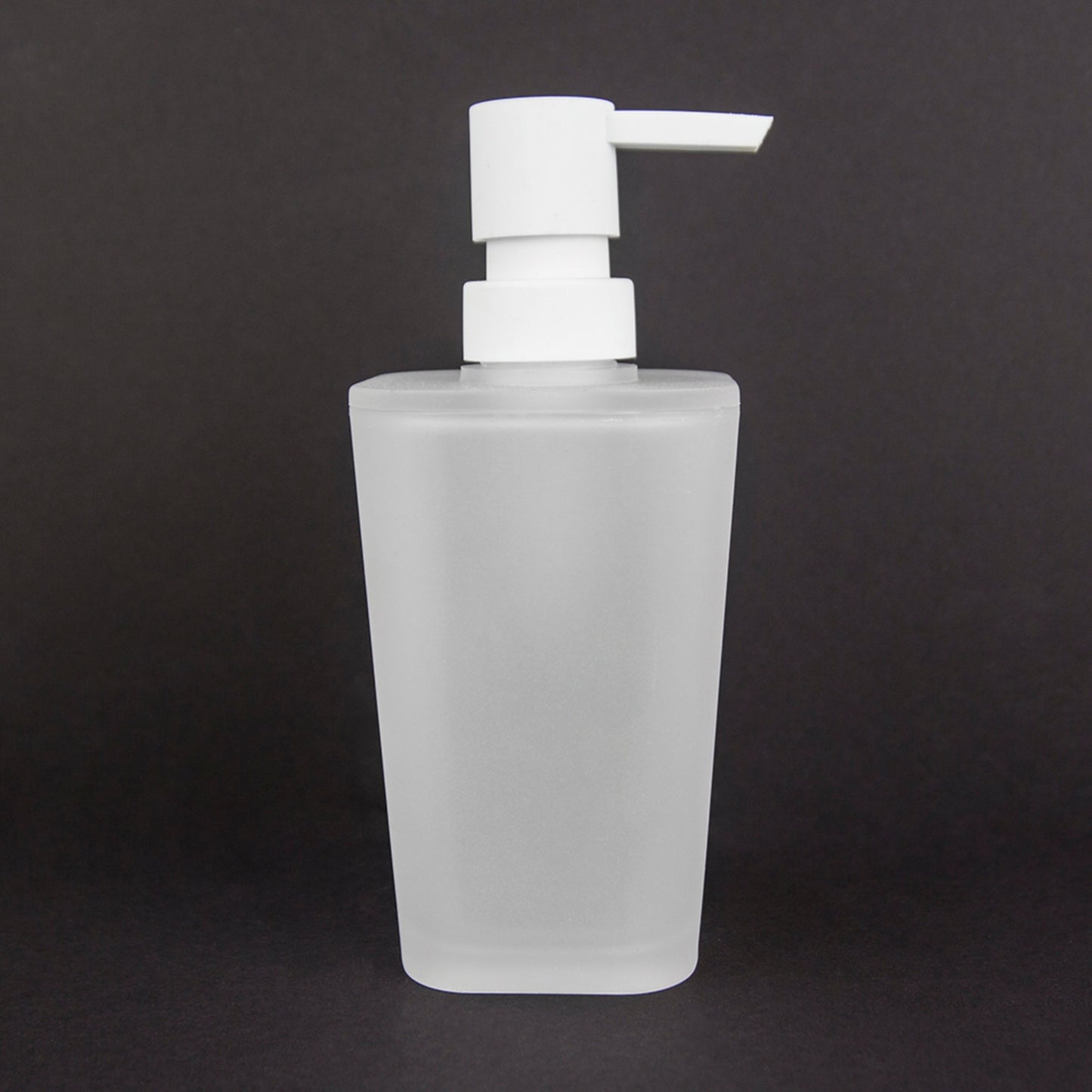 Frosted Rubberized Plastic  10 oz. Hand Soap Dispenser with Plastic Pump