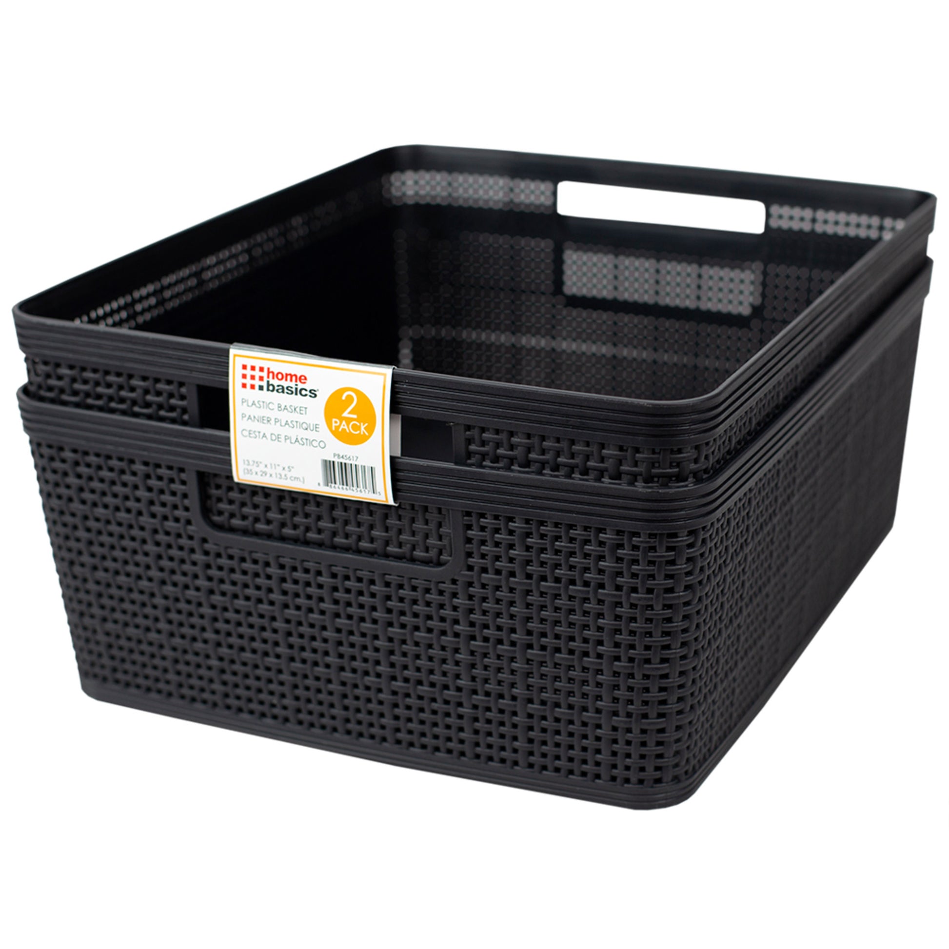 Stackable Plastic Baskets w/ Lid