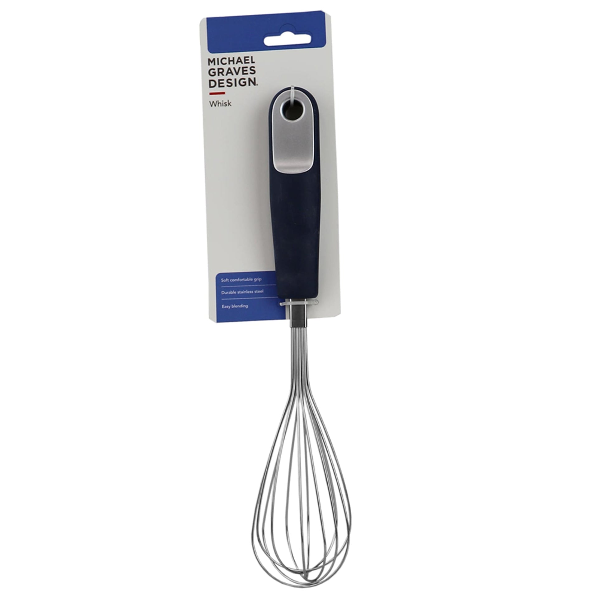 Stainless Steel Handled Rubber Whisk