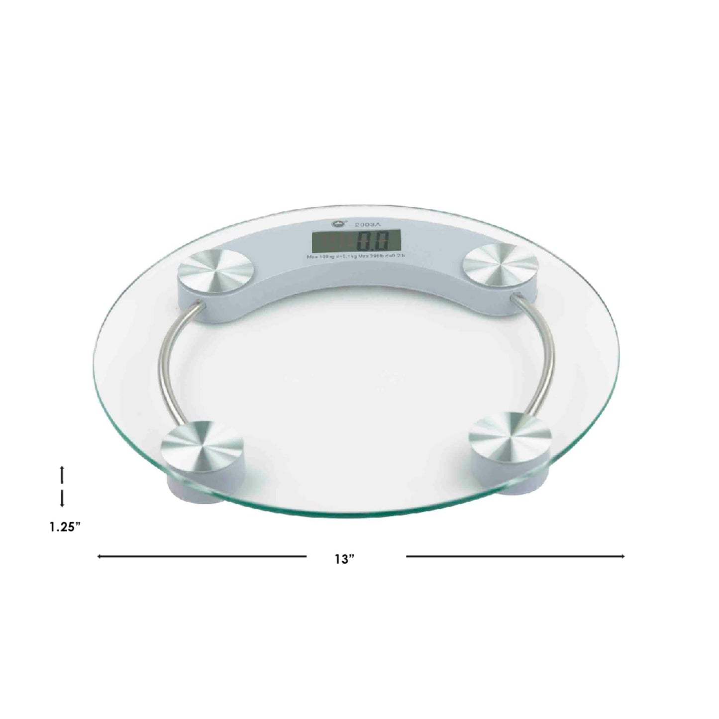 Round Glass Bathroom Scale