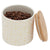 Cubix Small Ceramic Canister with Bamboo Top