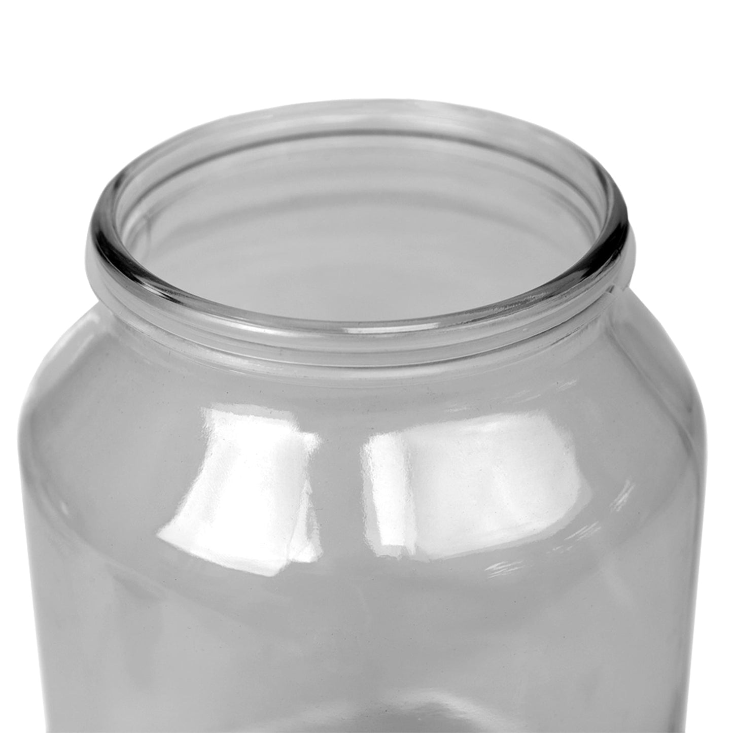 Artisan 3 Lt Glass Jar with Black Top