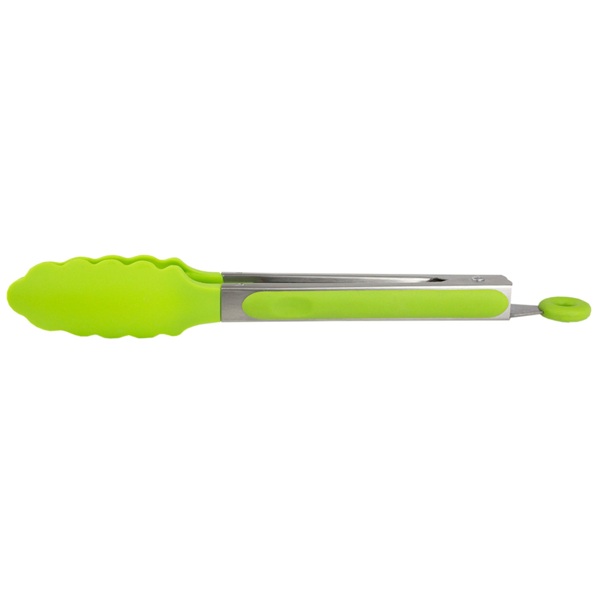 Home Basics 9" Salad Tongs - Green