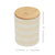 Diamond Stripe Medium Ceramic Canister with Bamboo Top