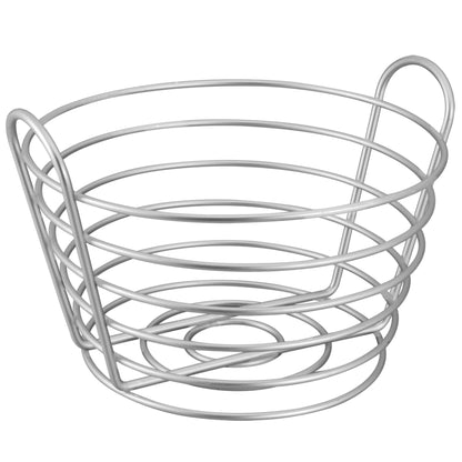Simplicity Steel Fruit Basket, Satin Nickel