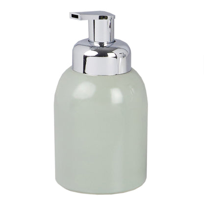 Home Basics 13.5 oz. Foaming Ceramic Soap Dispenser, Grey - Grey