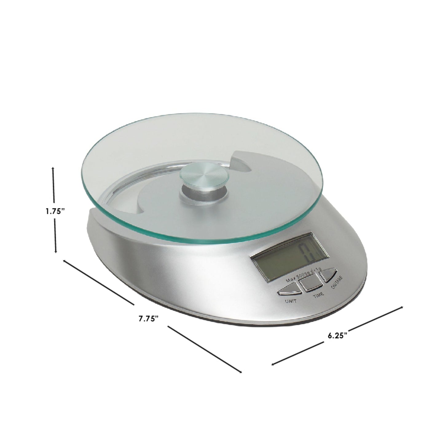 Home Basics Digital Food Scale with Plastic Bowl, White, Each - Harris  Teeter